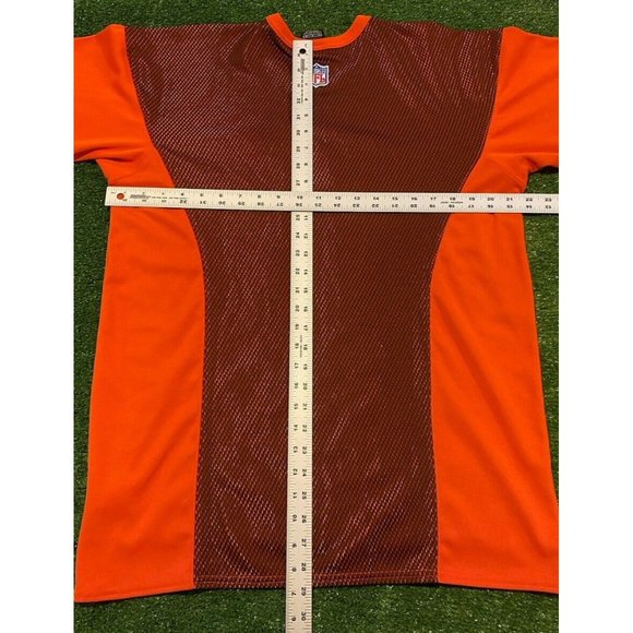Vintage Cleveland Browns shirt large Nike orange adult 90s Y2K long sleeve - Picture 11 of 11
